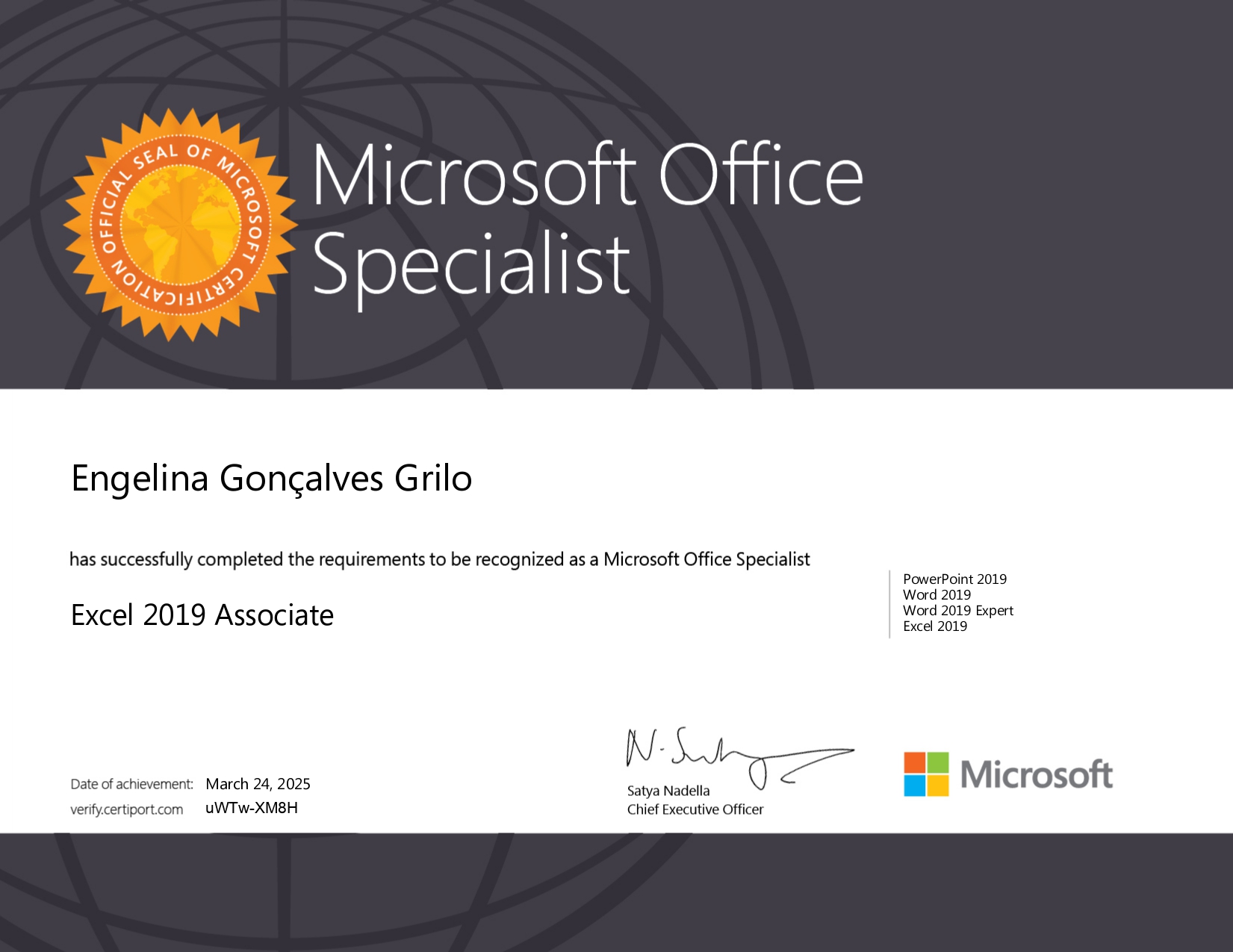 Microsoft Office Specialist Preview