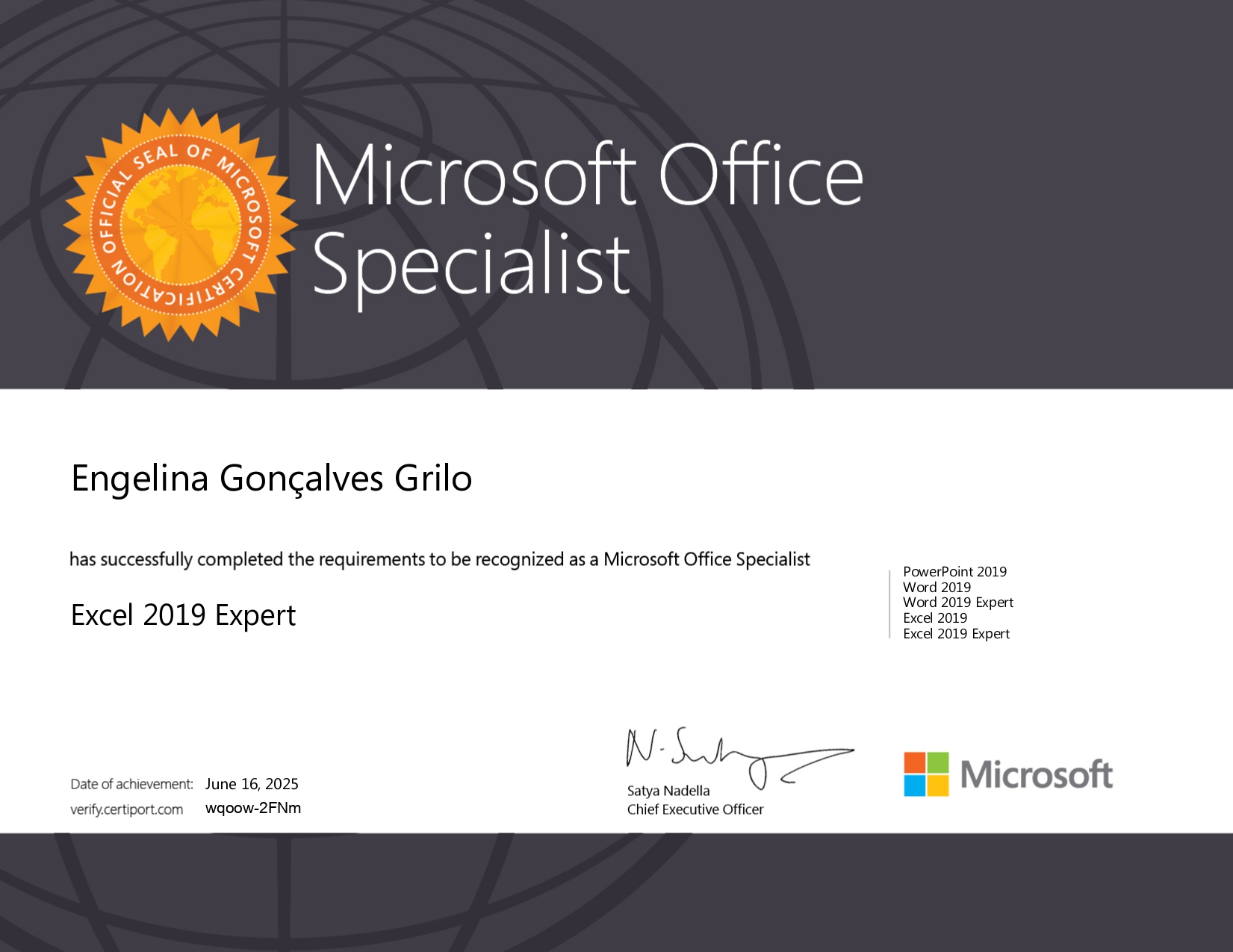 Microsoft Office Specialist Preview